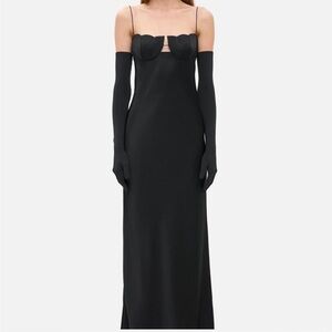 Anna October Black Tulip Maxi Dress